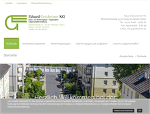 Tablet Screenshot of geisheimerkg.de